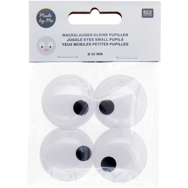 Wackelaugen Groß - kleine Puppilen